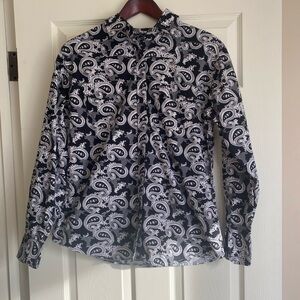 Elegant Paisley Button Down Shirt